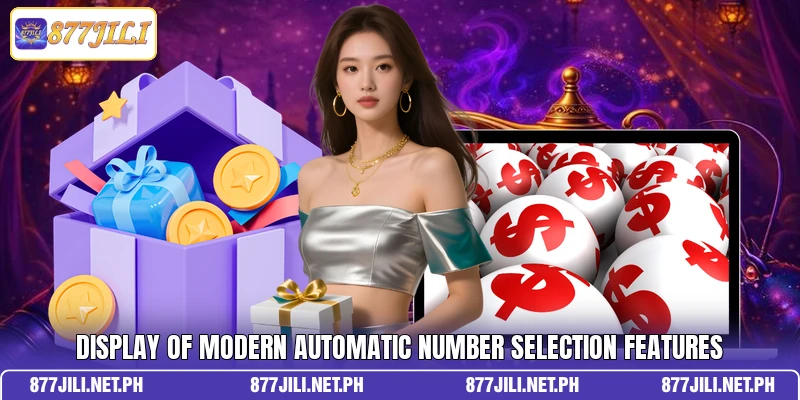 Display of modern automatic number selection features