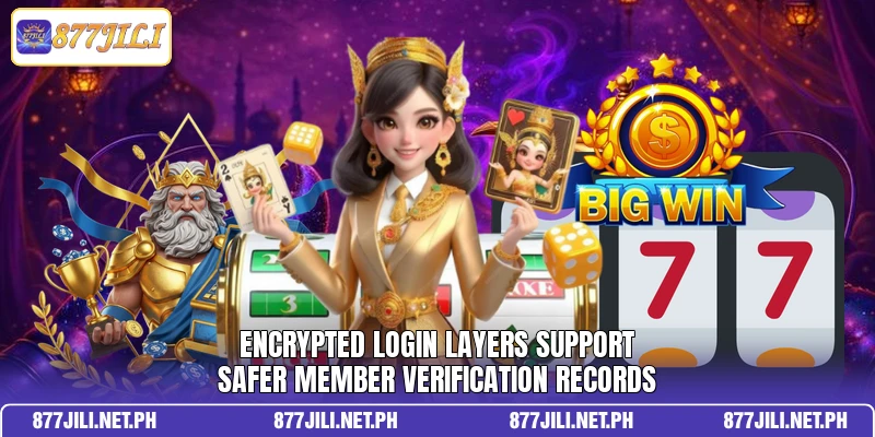 Encrypted login layers support safer member verification records