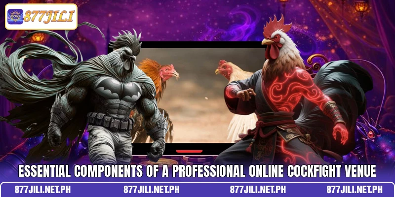 Essential components of a professional online Cockfight venue