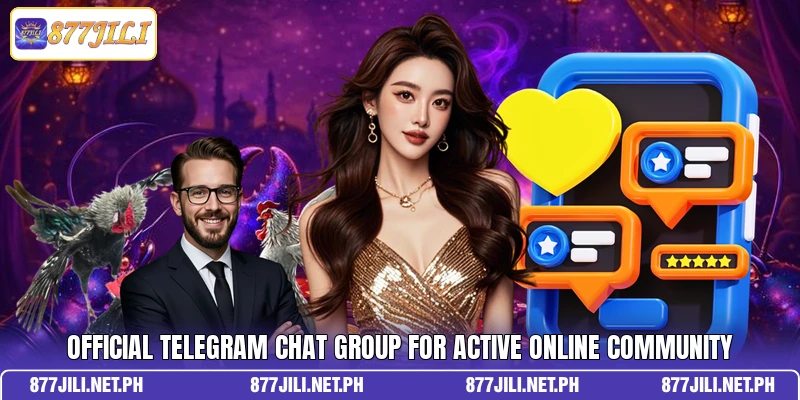 Official telegram chat group for active online community