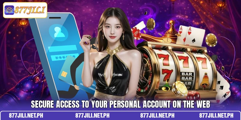 Secure access to your personal account on the web