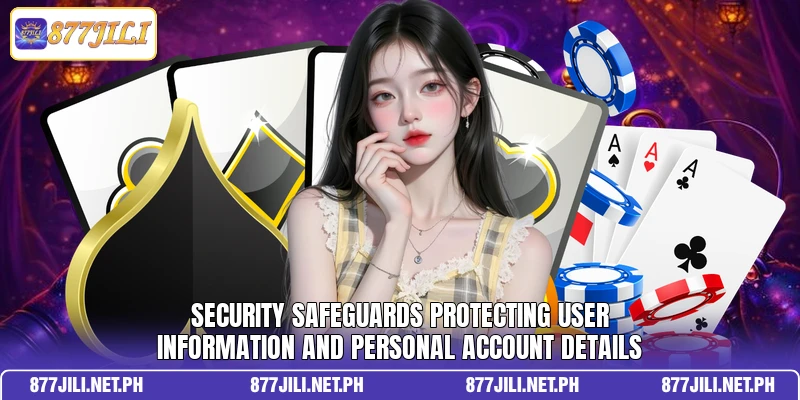 Security safeguards protecting user information and personal account details