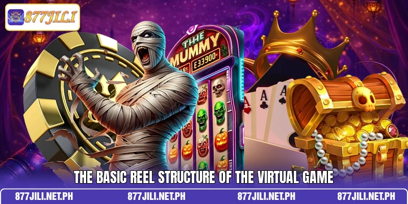 The basic reel structure of the virtual game