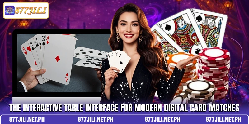 The interactive table interface for modern digital card matches