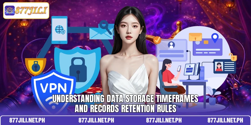 Understanding data storage timeframes and records retention rules